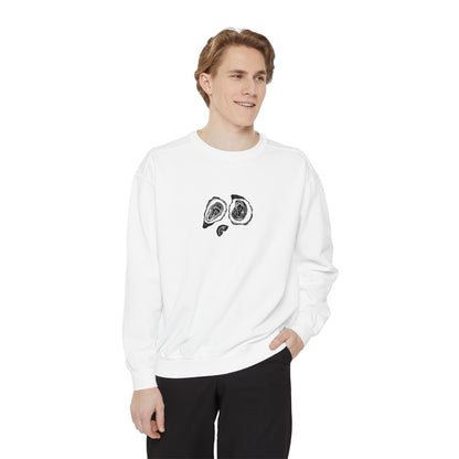Oyster Linocut Crewneck | Minimal Block Print Sweater