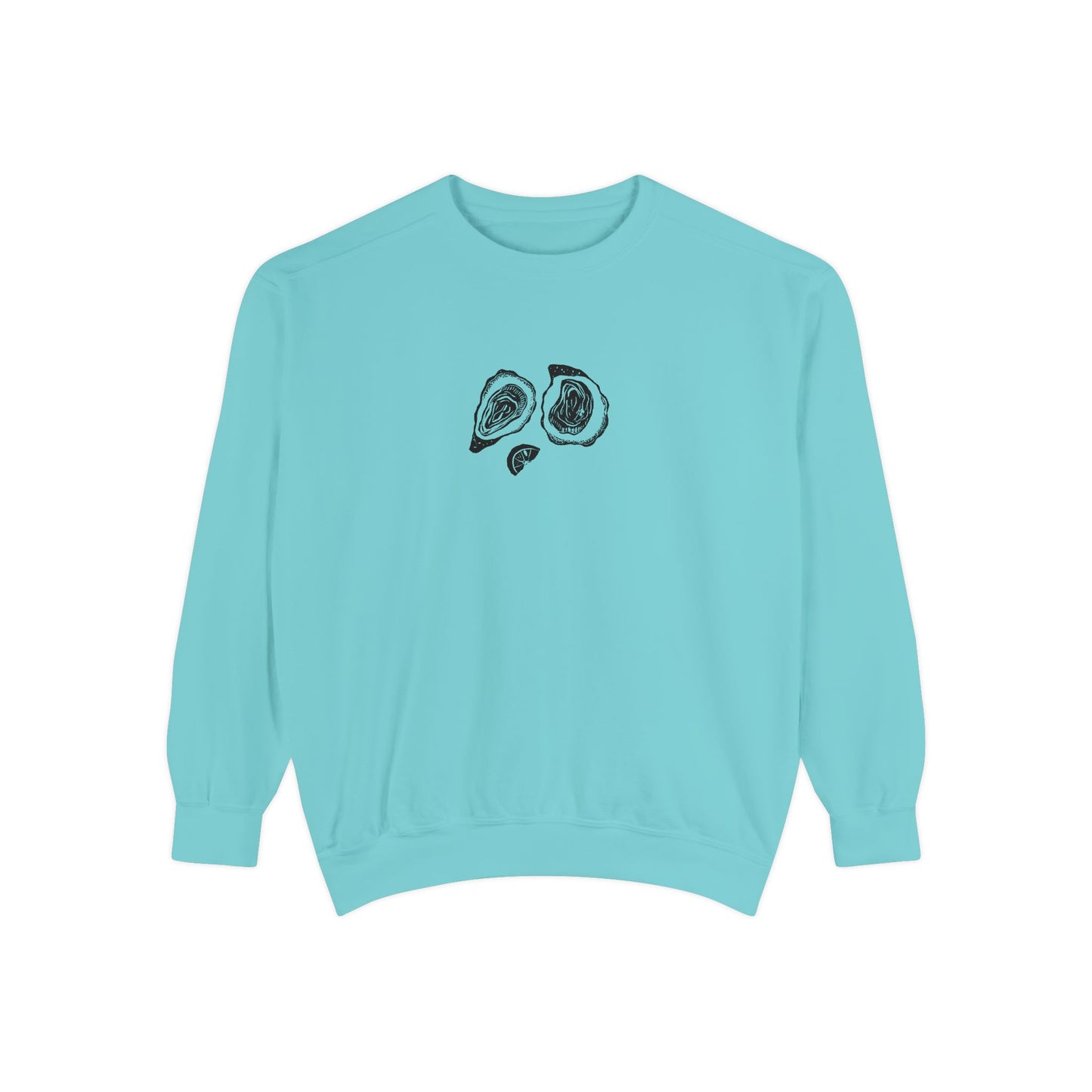 Oyster Linocut Crewneck | Minimal Block Print Sweater
