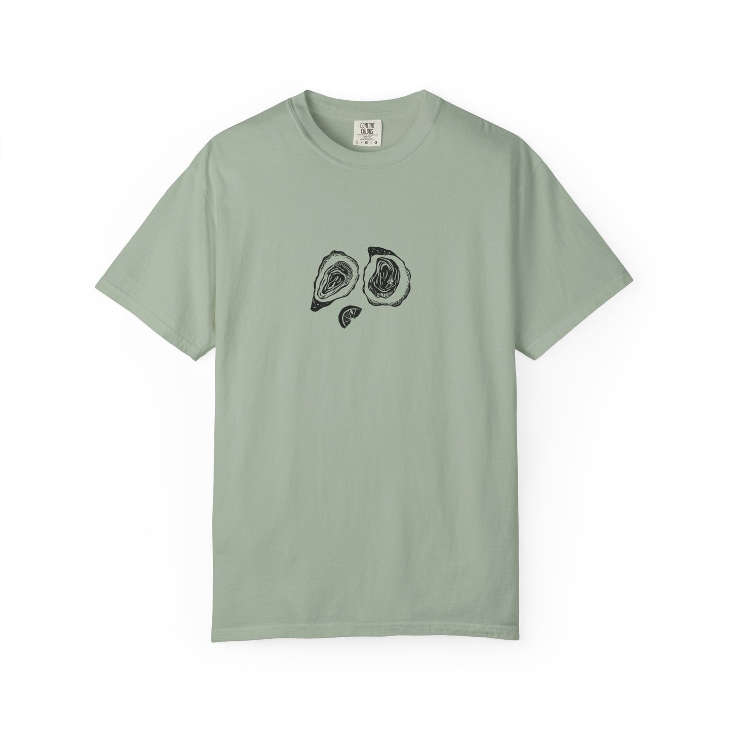 Oyster Linocut Shirt | Minimal Block Print T-Shirt