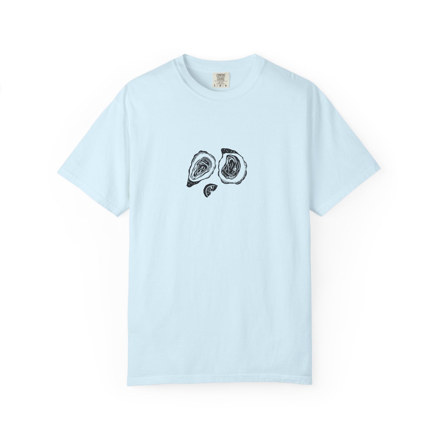 Oyster Linocut Shirt | Minimal Block Print T-Shirt