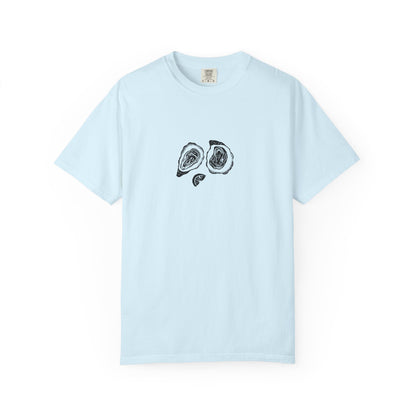 Oyster Linocut Shirt | Minimal Block Print T-Shirt
