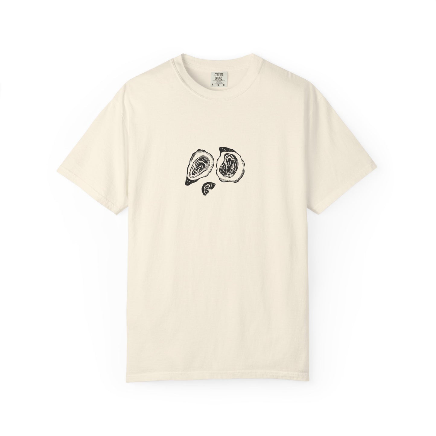 Oyster Linocut Shirt | Minimal Block Print T-Shirt