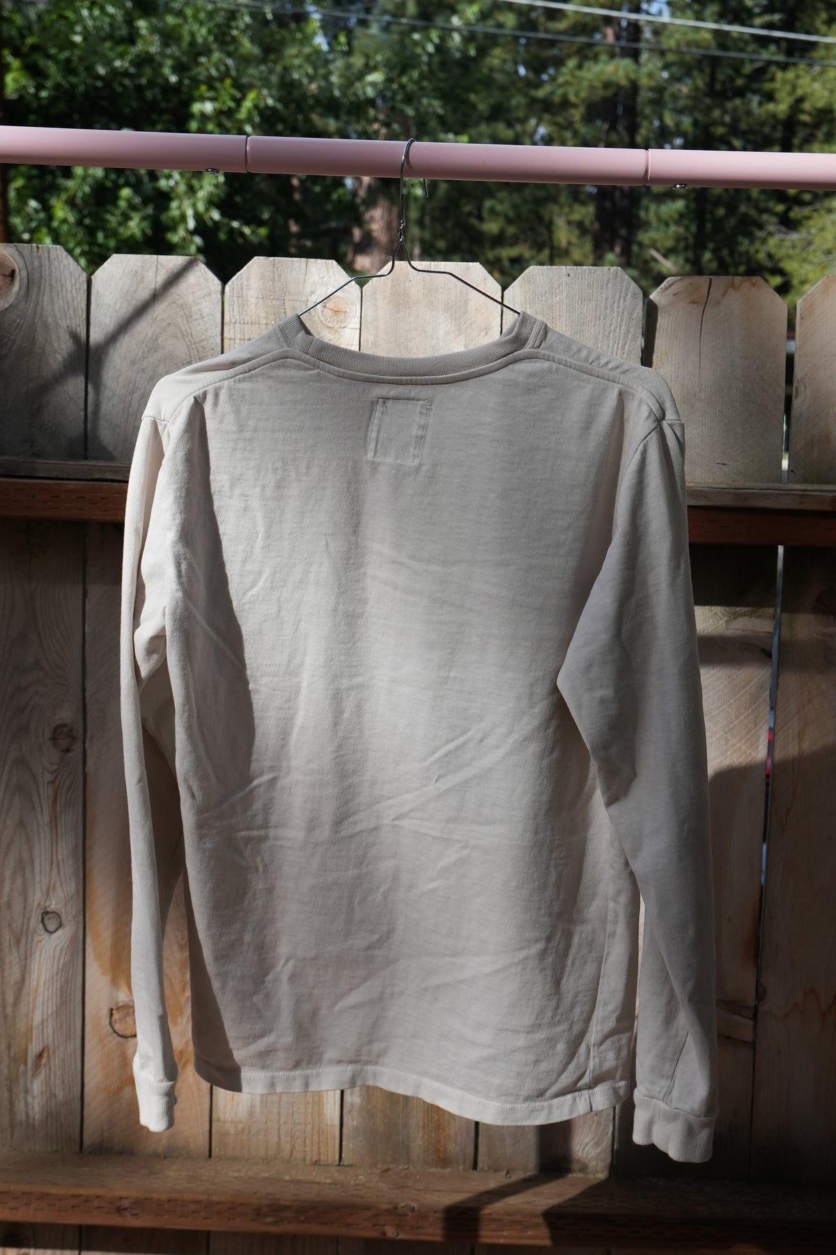 "Queen of Apres" Upcycled White Long Sleeve T-shirt Unisex Extra Small