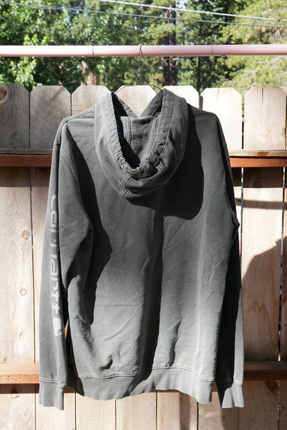 "Queen of Apres" Upcycled Dark Grey Carhartt Unisex Medium Hoodie